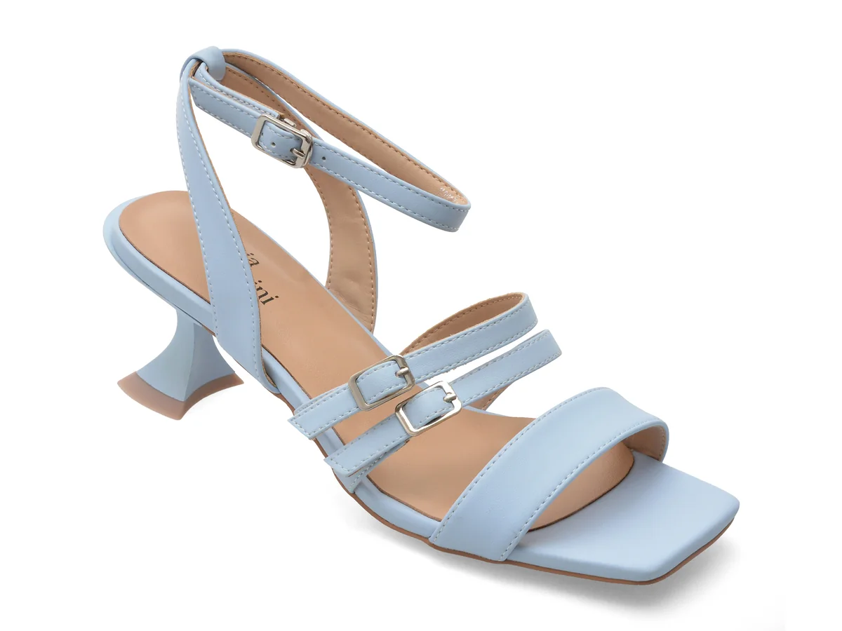 Sandale Elegante Flavia Passini Albastre, M59, Din Piele Naturala