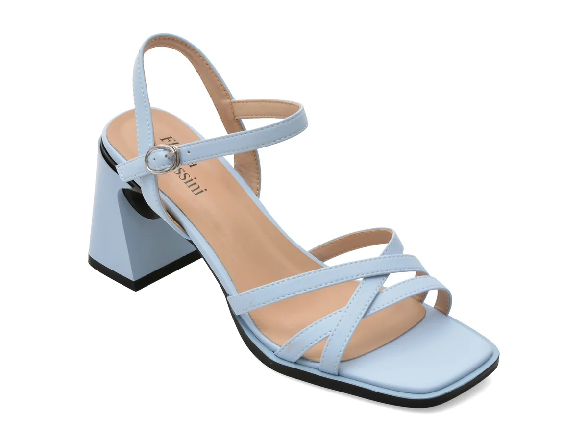 Sandale Flavia Passini Albastre X8945 Din Piele Naturala