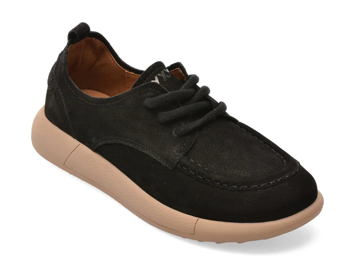 Mocasini Gryxx Negri, 25532, Din Nabuc
