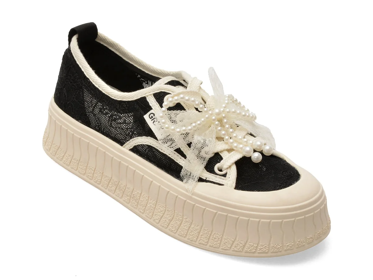 Pantofi Gryxx Negri 278 Din Material Textil