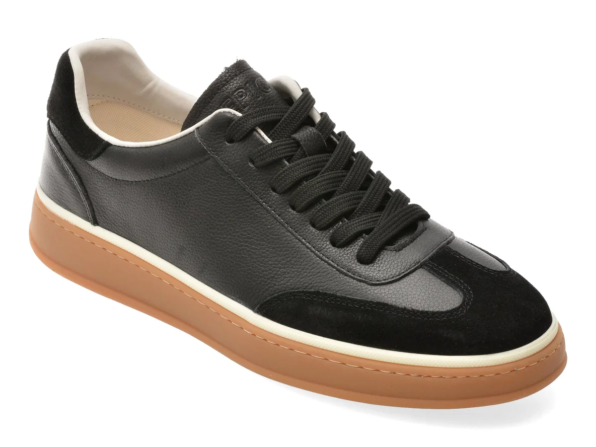 Pantofi Sport Epica Negri, 59215, Din Piele Naturala