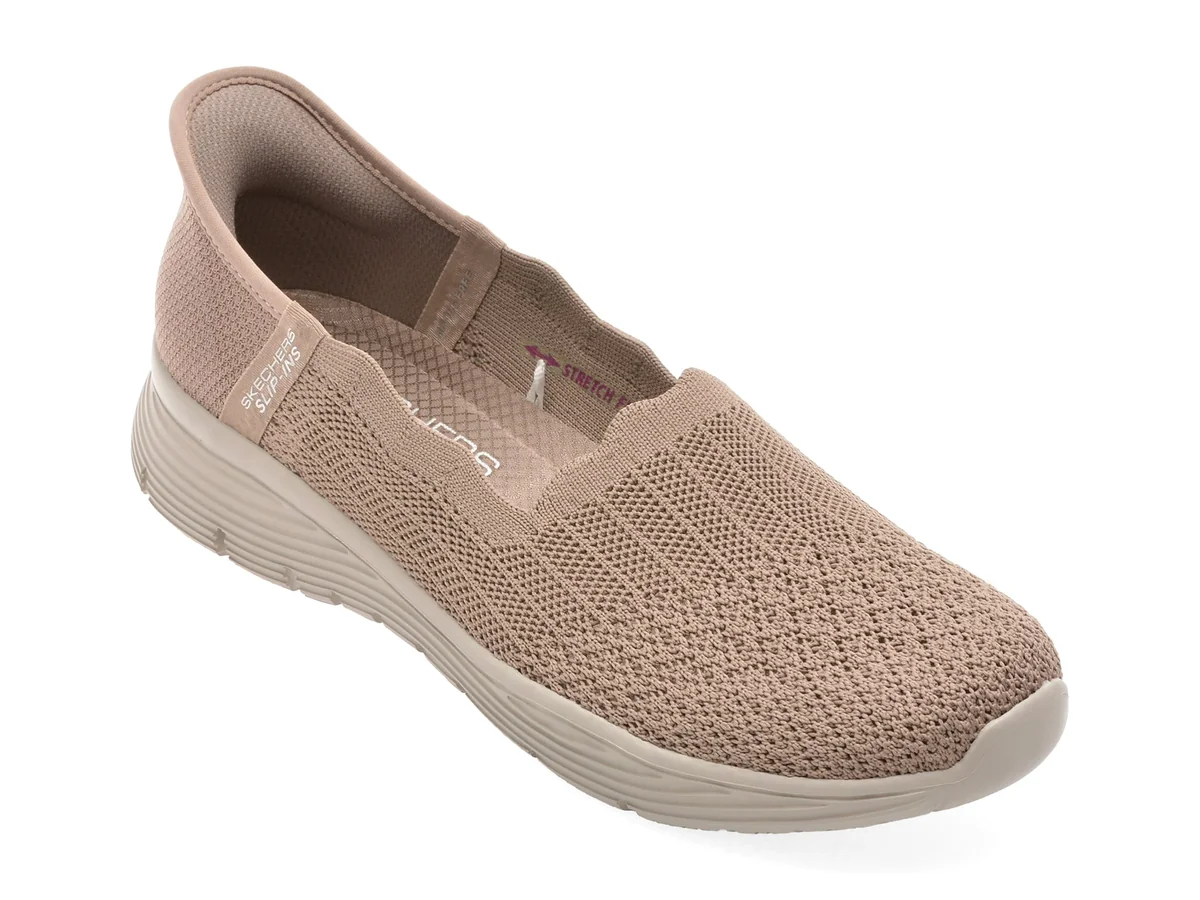 Pantofi Sport Skechers Gri, Seager, Din Material Textil