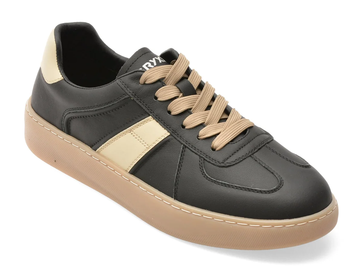 Pantofi Sport Gryxx Negri, 2331, Din Piele Naturală