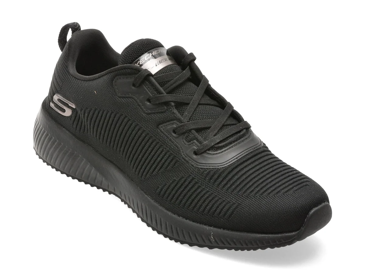 Pantofi Sport Skechers Negri Squad Din Material Textil