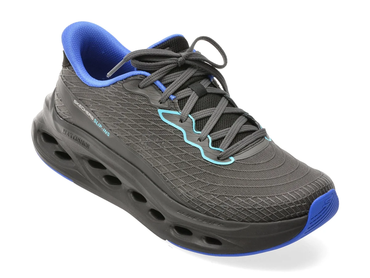 Pantofi Sport Skechers Negri, 220425, Din Material Textil