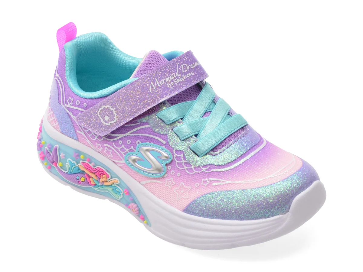 Pantofi Sport Skechers Mov, My Dreamers, Din Material Textil
