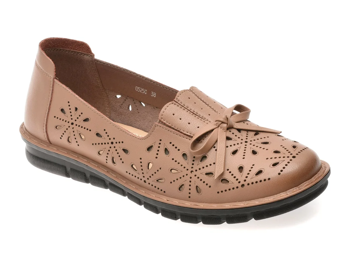 Pantofi Flavia Passini Maro, 525, Din Piele Naturala