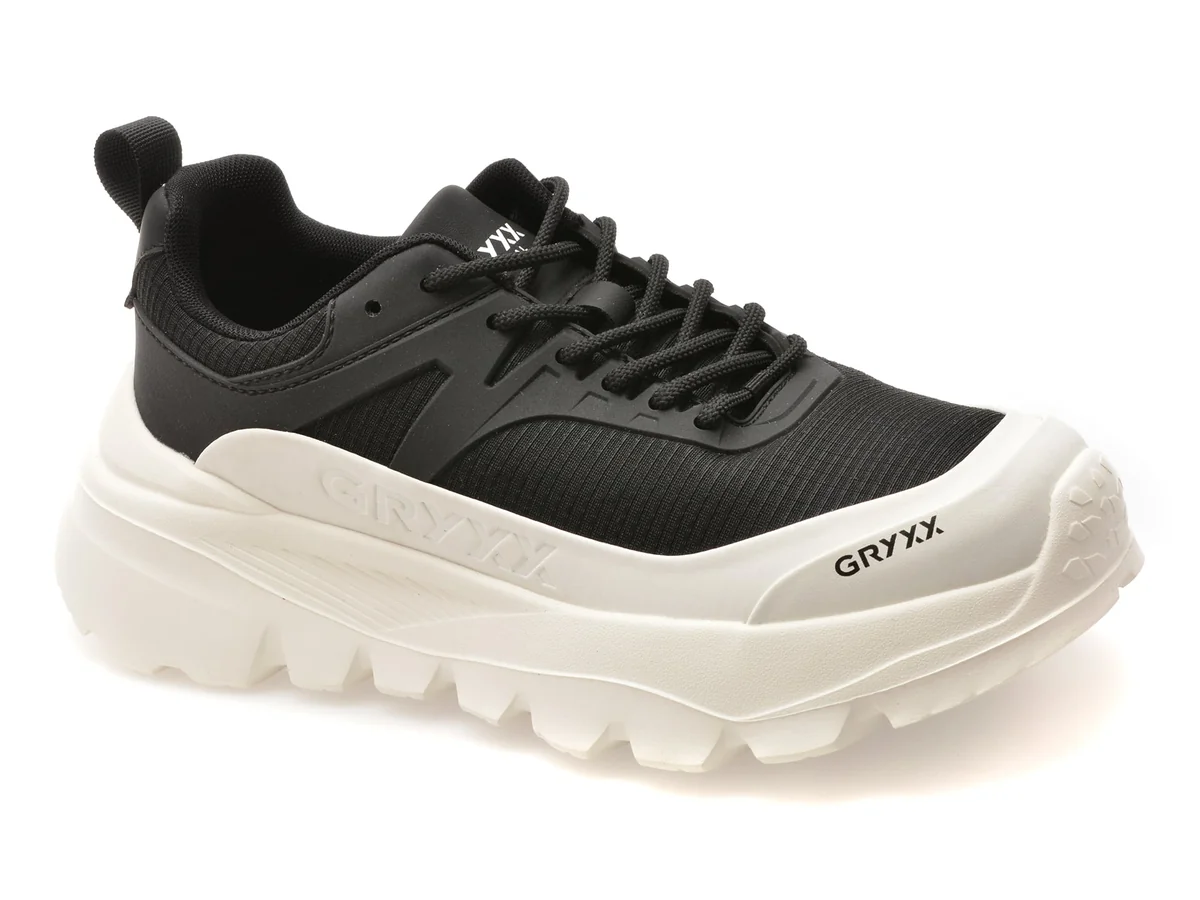 Pantofi Sport Gryxx Negri, 9867, Din Material Textil