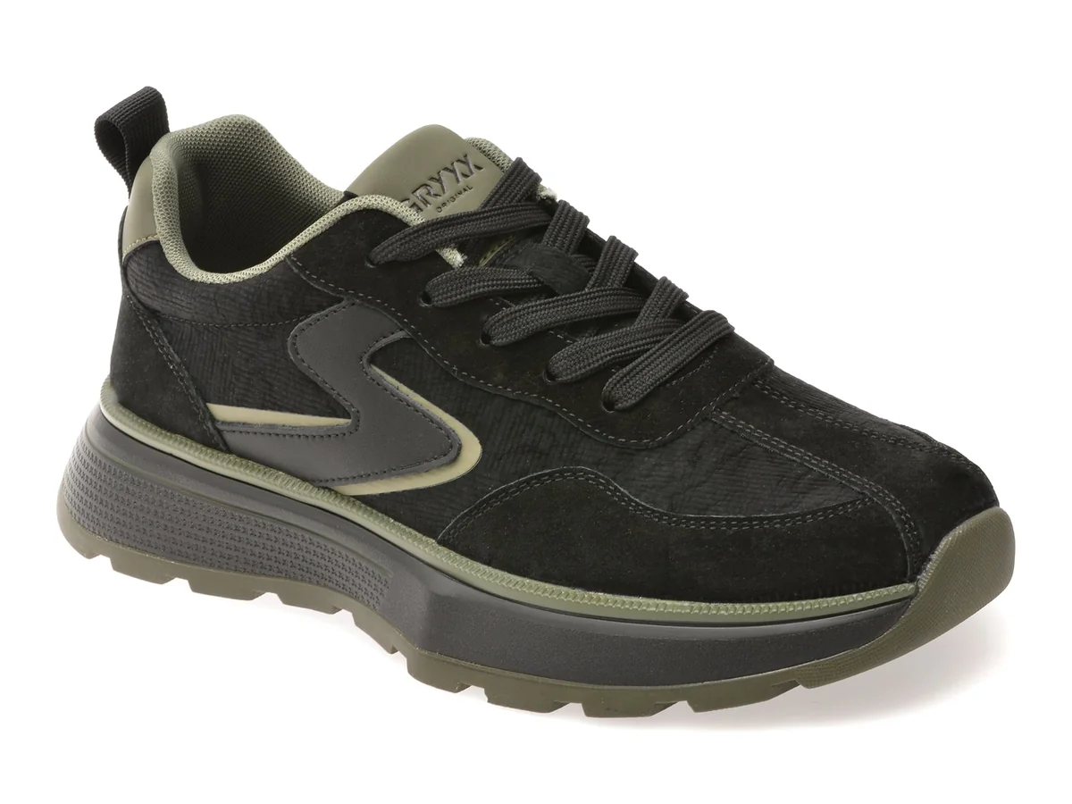 Pantofi Sport Gryxx Negri 160723 Din Piele Naturala