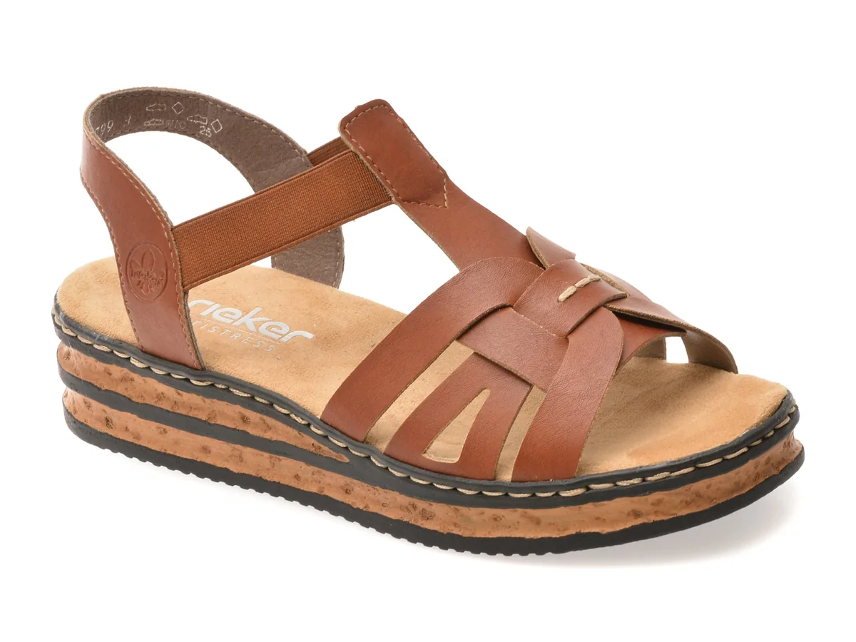 Sandale Rieker Maro, 62918, Din Piele Ecologică