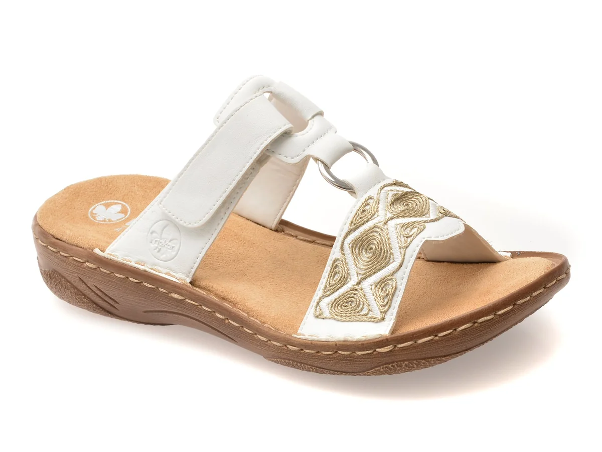 Papuci Rieker Albi, V2864, Din Piele Ecologica