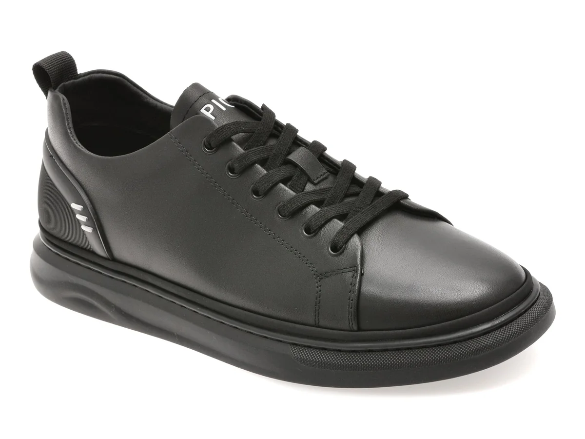 Pantofi Sport Epica Negri, 8161, Din Piele Naturala