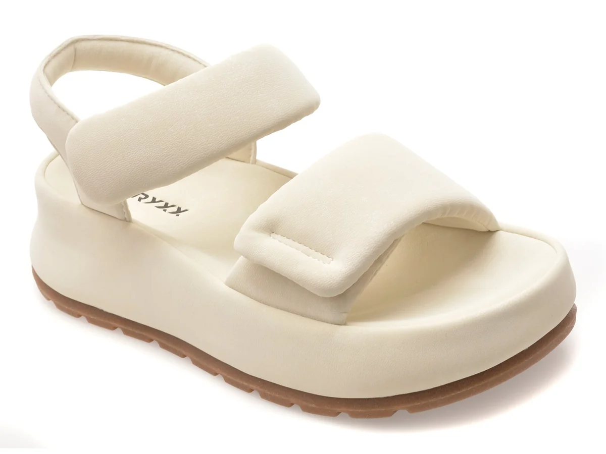 Sandale Gryxx Bej, AG80006, Din Piele Ecologică