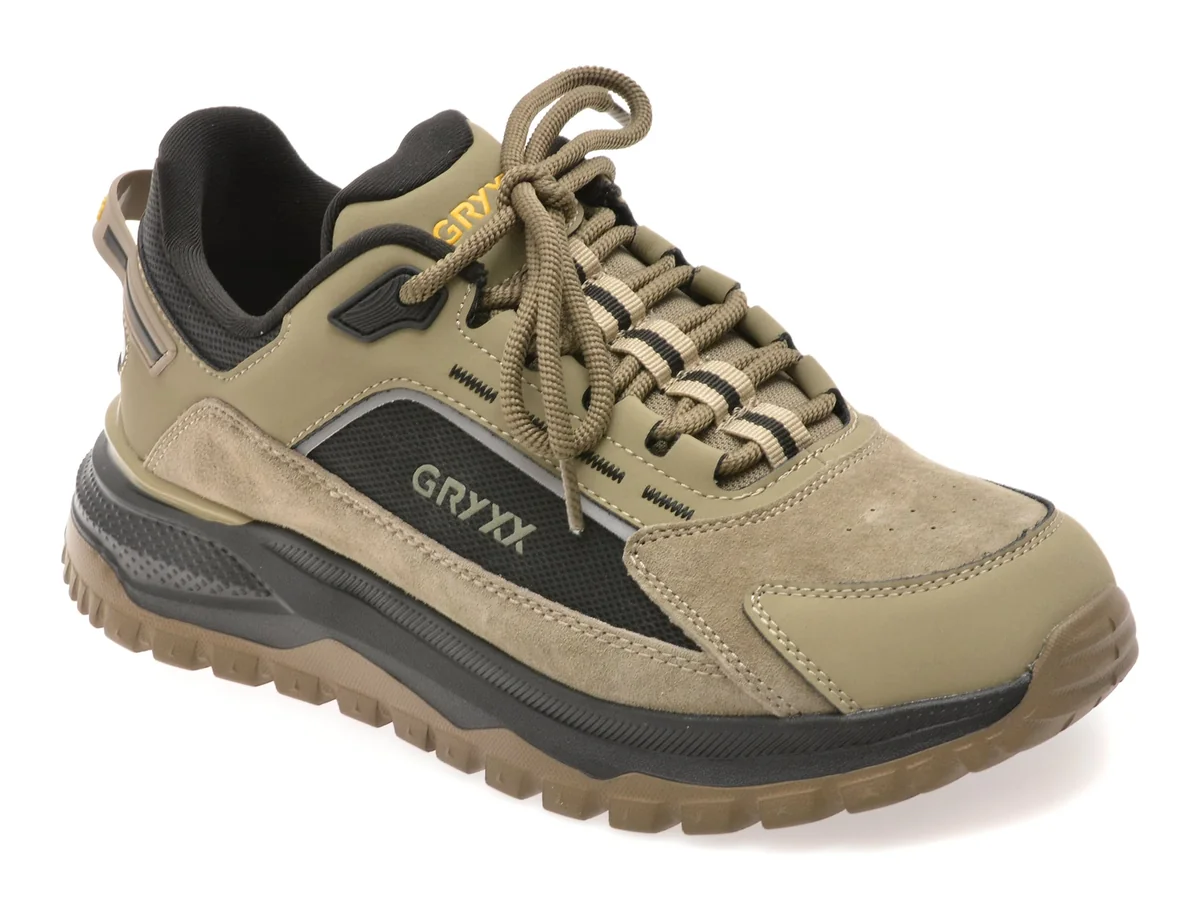 Pantofi Sport Gryxx Verzi, 33039, Din Piele Ecologică