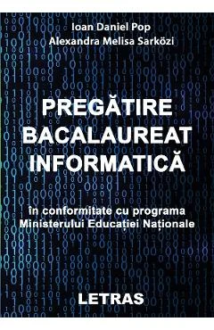 Ebook Pregatire Bacalaureat Informatica - Ioan Daniel Pop, Melisa Alexandra Sarkozi