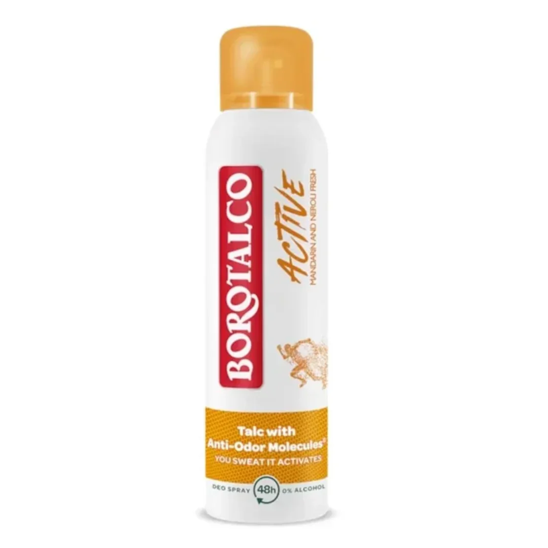 Deodorant spray Active Mandarine & Neroli, 150ml, Borotalco