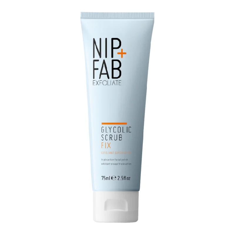 Exfoliant pentru fata cu tripla actiune Glycolic Fix, 75 ml, NIP+FAB