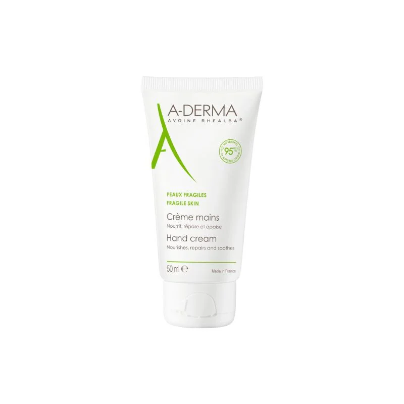Crema hidratanta pentru maini si unghii, 50ml, A-Derma