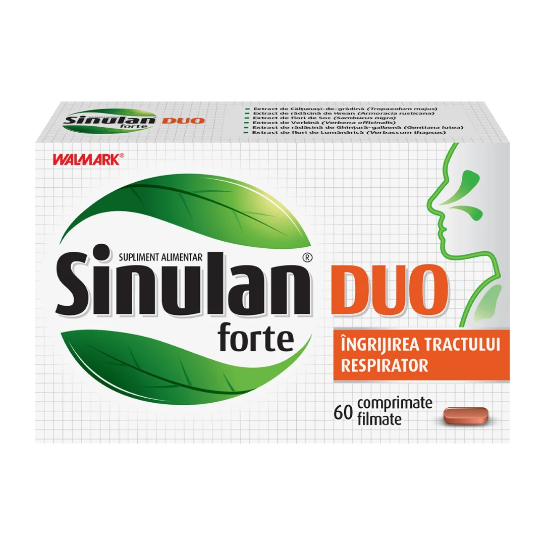 Sinulan Duo Forte, 60 tablete, Walmark