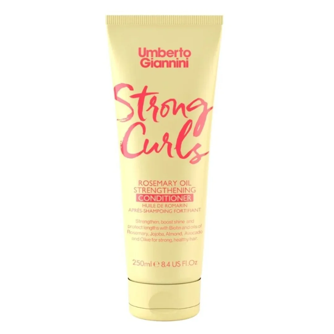 Balsam fortifiant pentru par cret cu ulei de Rozmarin Strong Curls, 250ml, Umberto Giannini