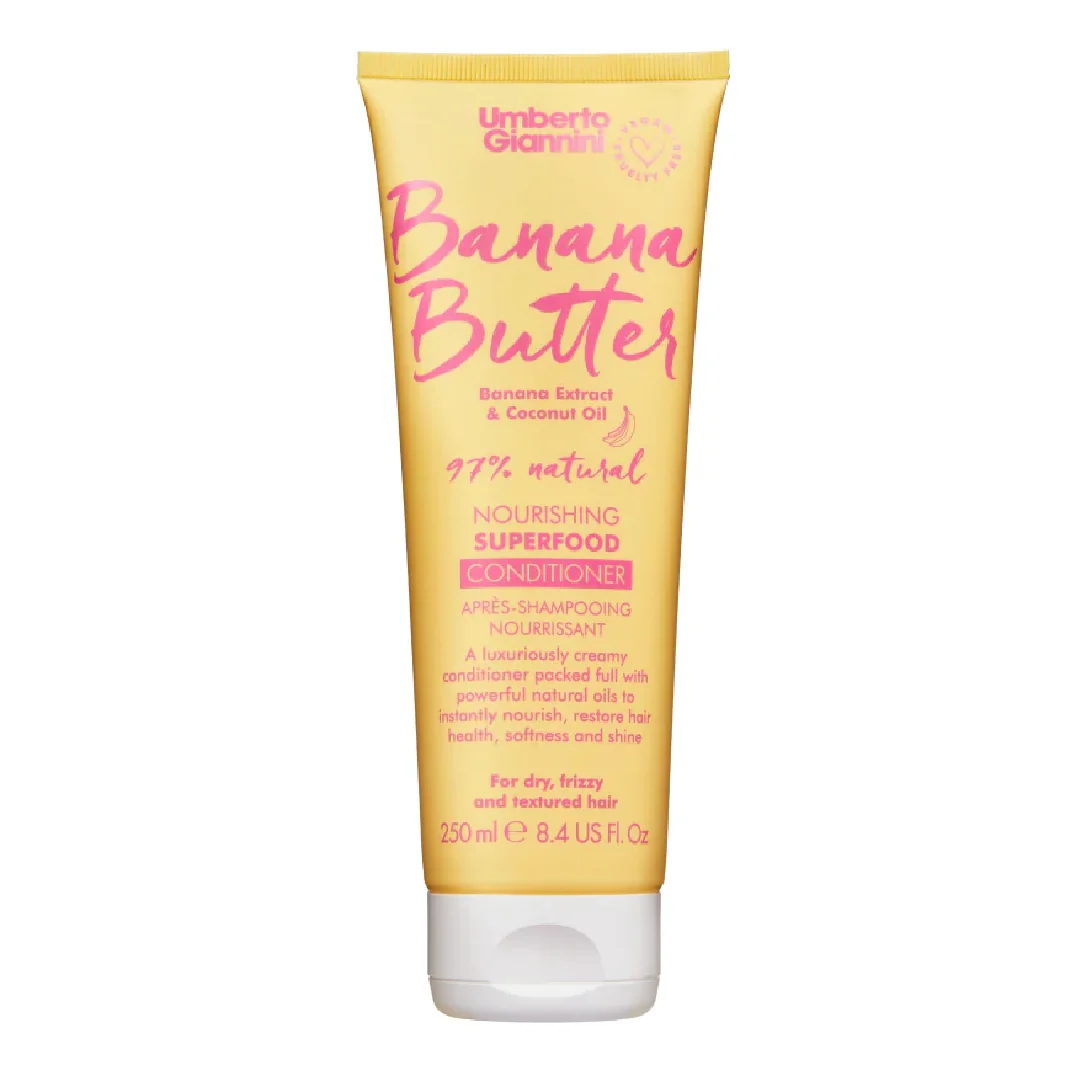 Balsam hranitor pentru par uscat Banana Butter, 250 ml, Umberto Giannini