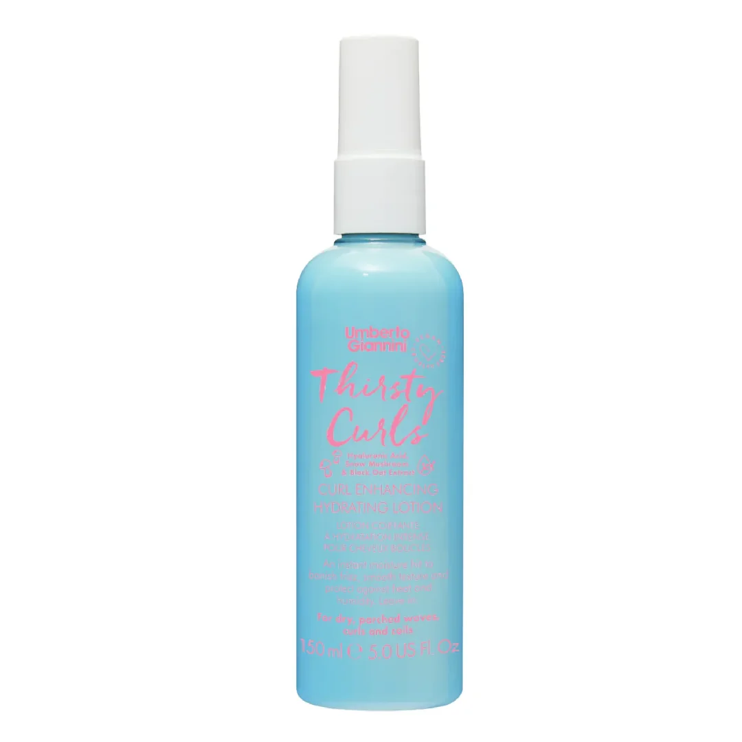 Lotiune hidratanta pentru definirea buclelor, Thirsty Curls, 150 ml, Umberto Giannini