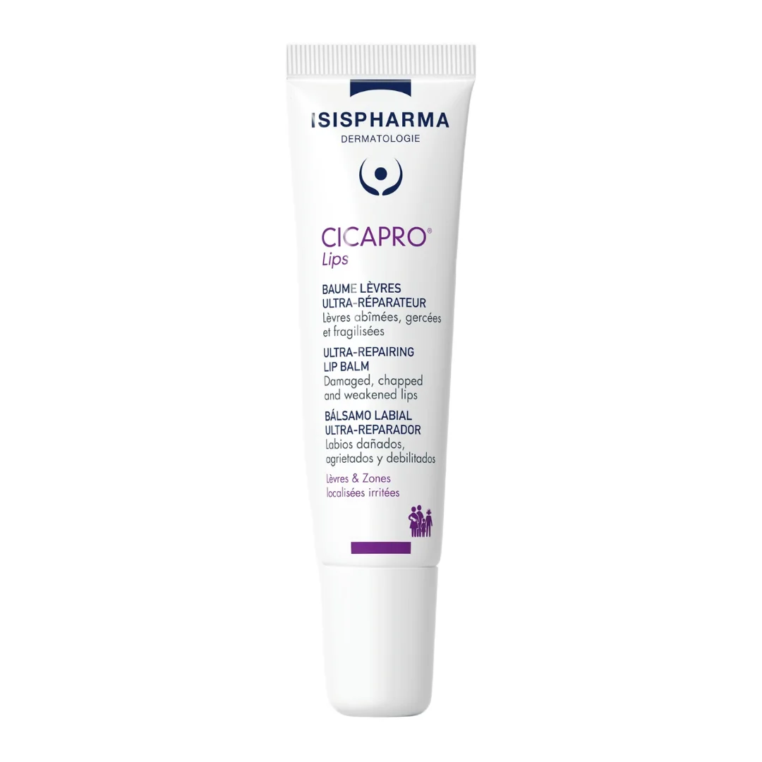 Balsam reparator intensiv pentru buze Cicapro, 15 ml, IsisPharma