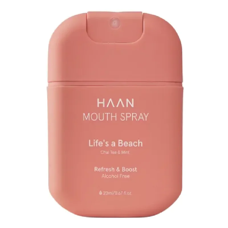 Spray bucal cu aroma de Chai Tea & menta, Life's a Beach, 20ml, Haan
