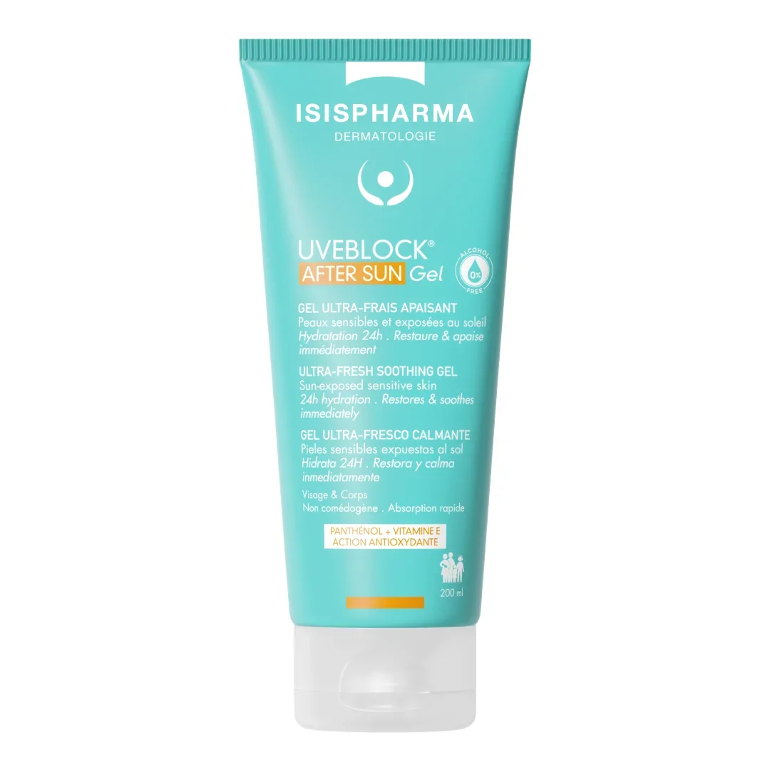 Gel calmant dupa expunerea la soare Uveblock, 200ml, IsisPharma