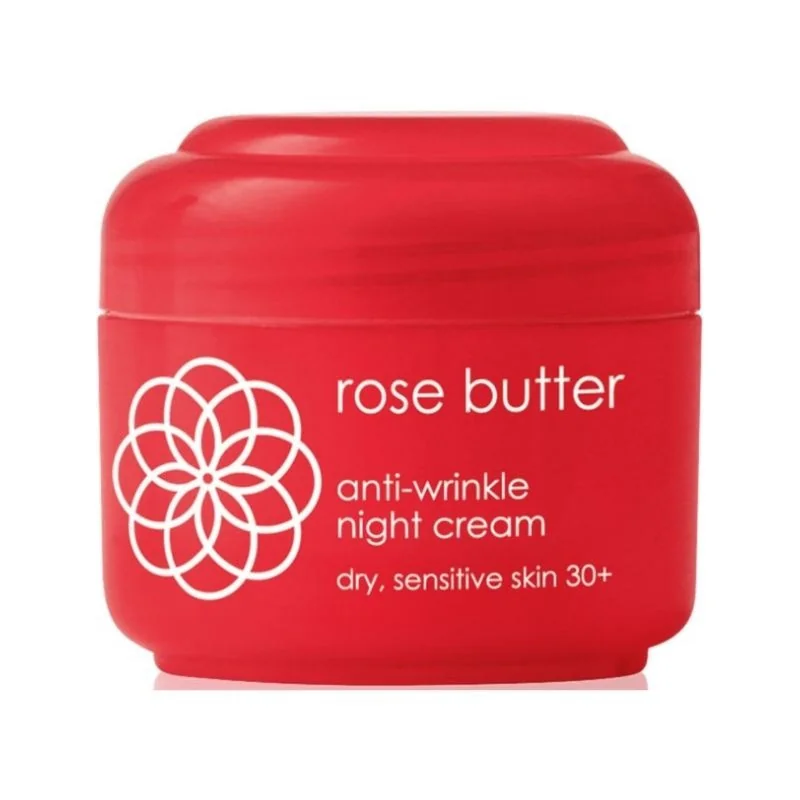 Crema antirid de noapte cu unt de trandafir Bio, 50 ml, Ziaja