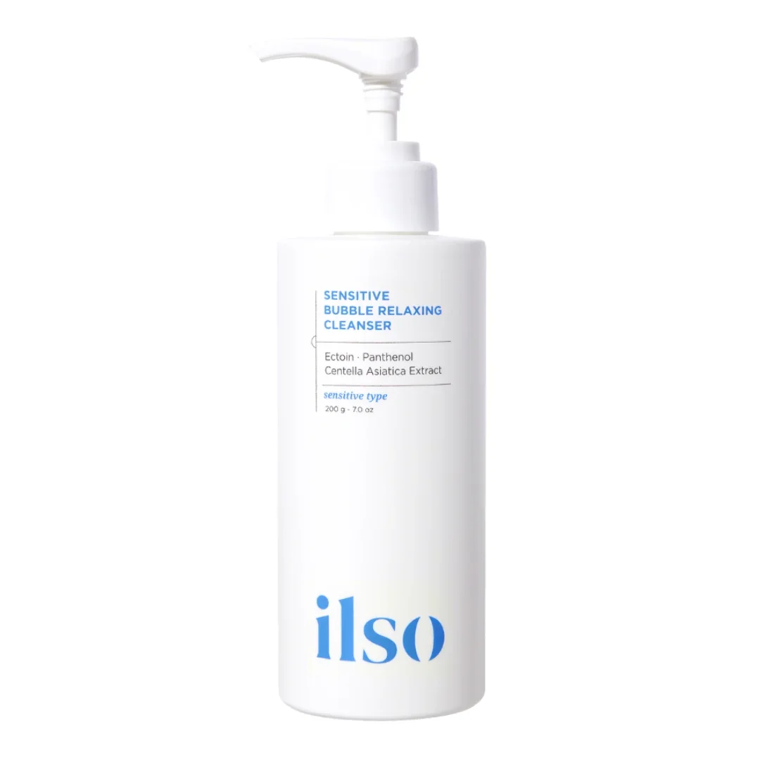 Gel de curatare pentru fata Sensitive Bubble Relaxing Cleanser, 200ml, Ilso