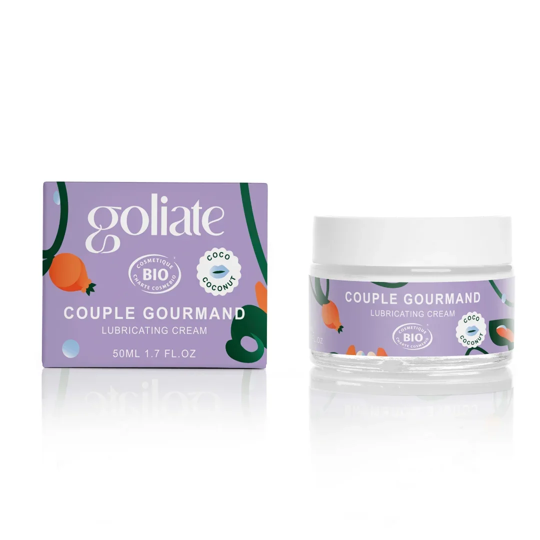 Lubrifiant intim&ulei pentru masaj cu aroma de cocos, 50 ml, Goliate
