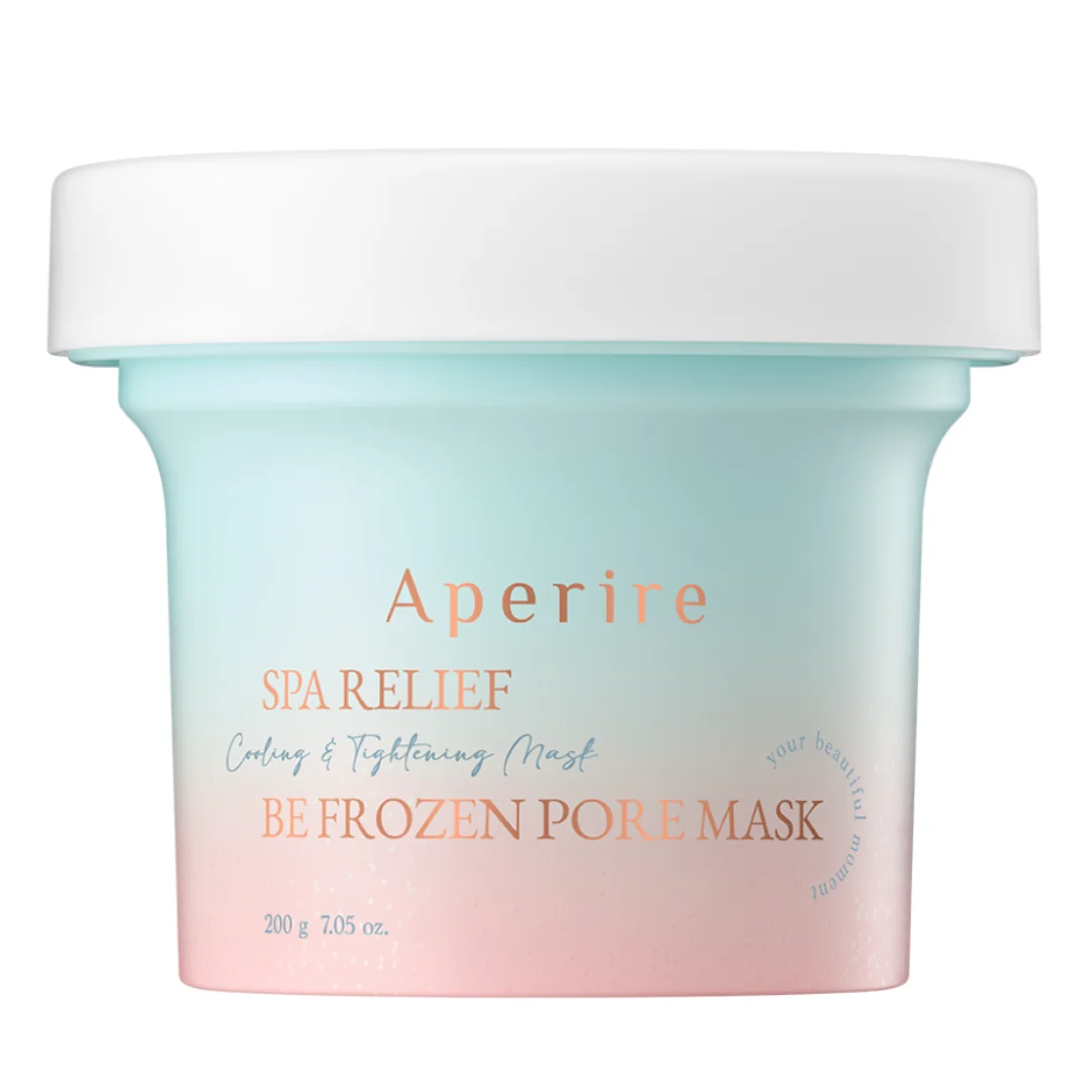 Masca de fata cu argila pentru calmare Spa Relief Be Frozen, 200 g, Aperire