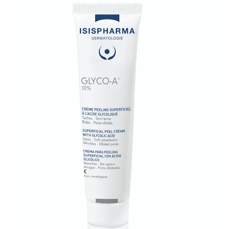 Crema de noapte cu 12% acid glicolic Glyco-A Medium Peeling, 30 ml, IsisPharma