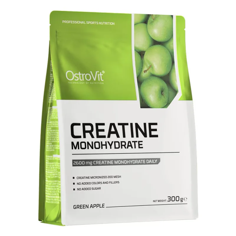 Creatina monohidrata cu aroma de mar verde 300 g, OstroVit