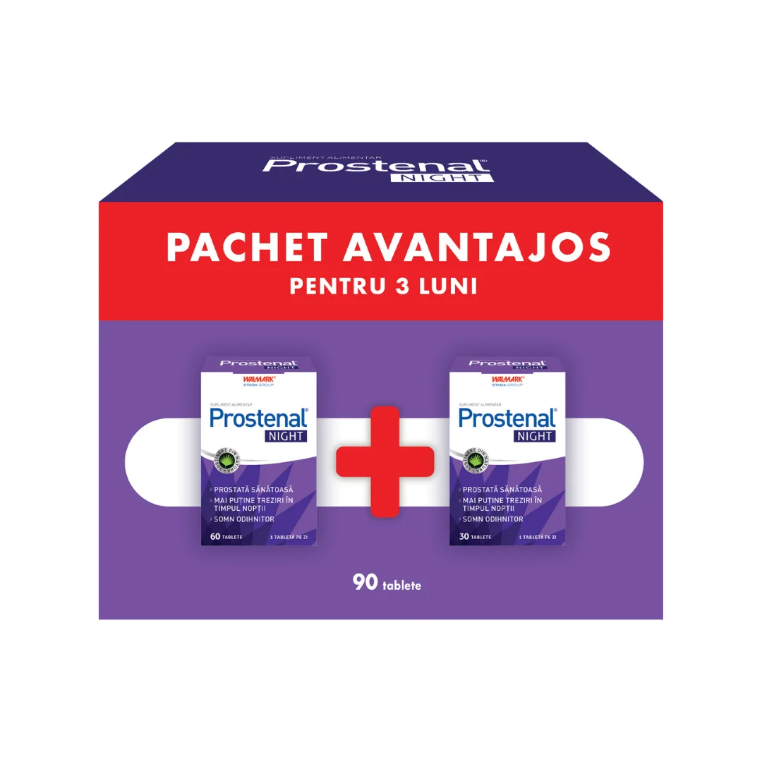 Pachet Prostenal Night, 60 + 30 tablete, Walmark