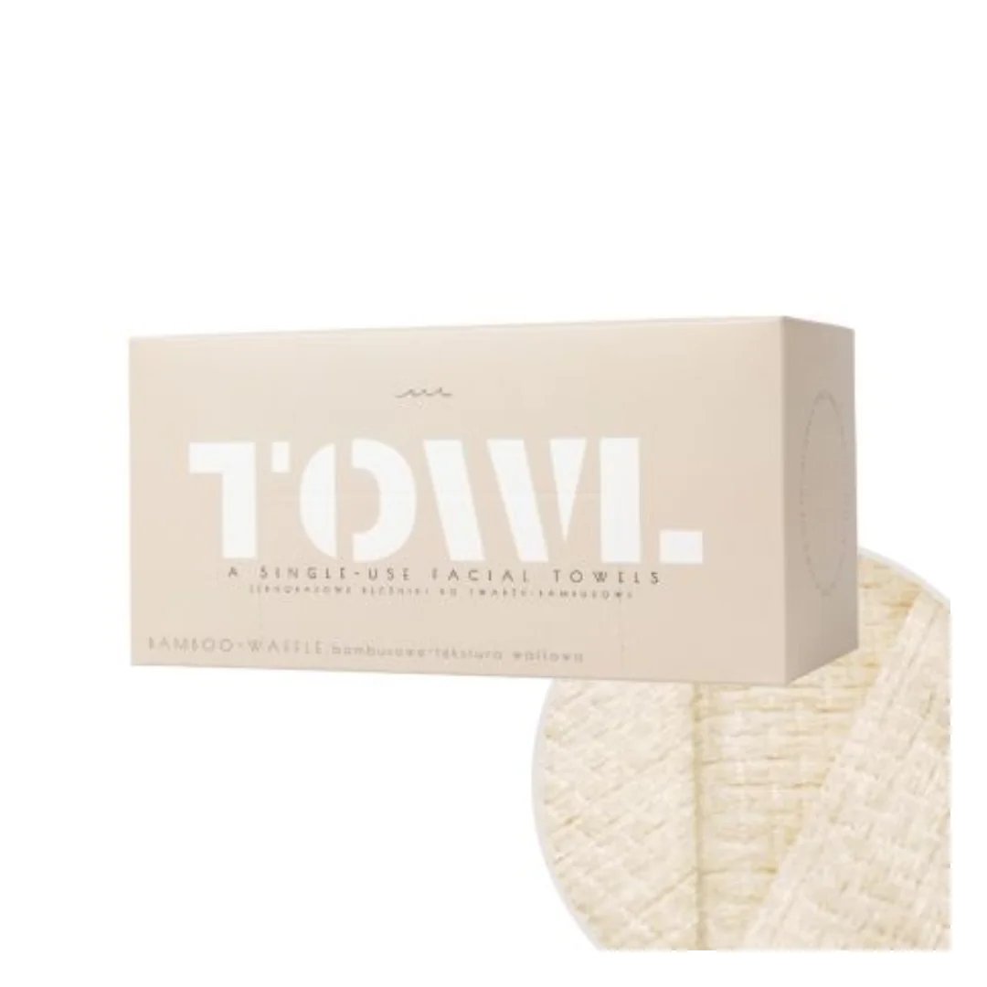 Prosoape faciale de unica folosinta Bamboo, 80 bucati, Towl