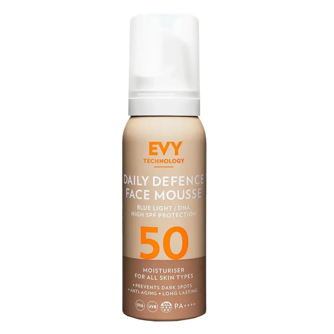 Spuma de fata cu SPF 50 Daily Defence Mousse, 75 ml, Evy