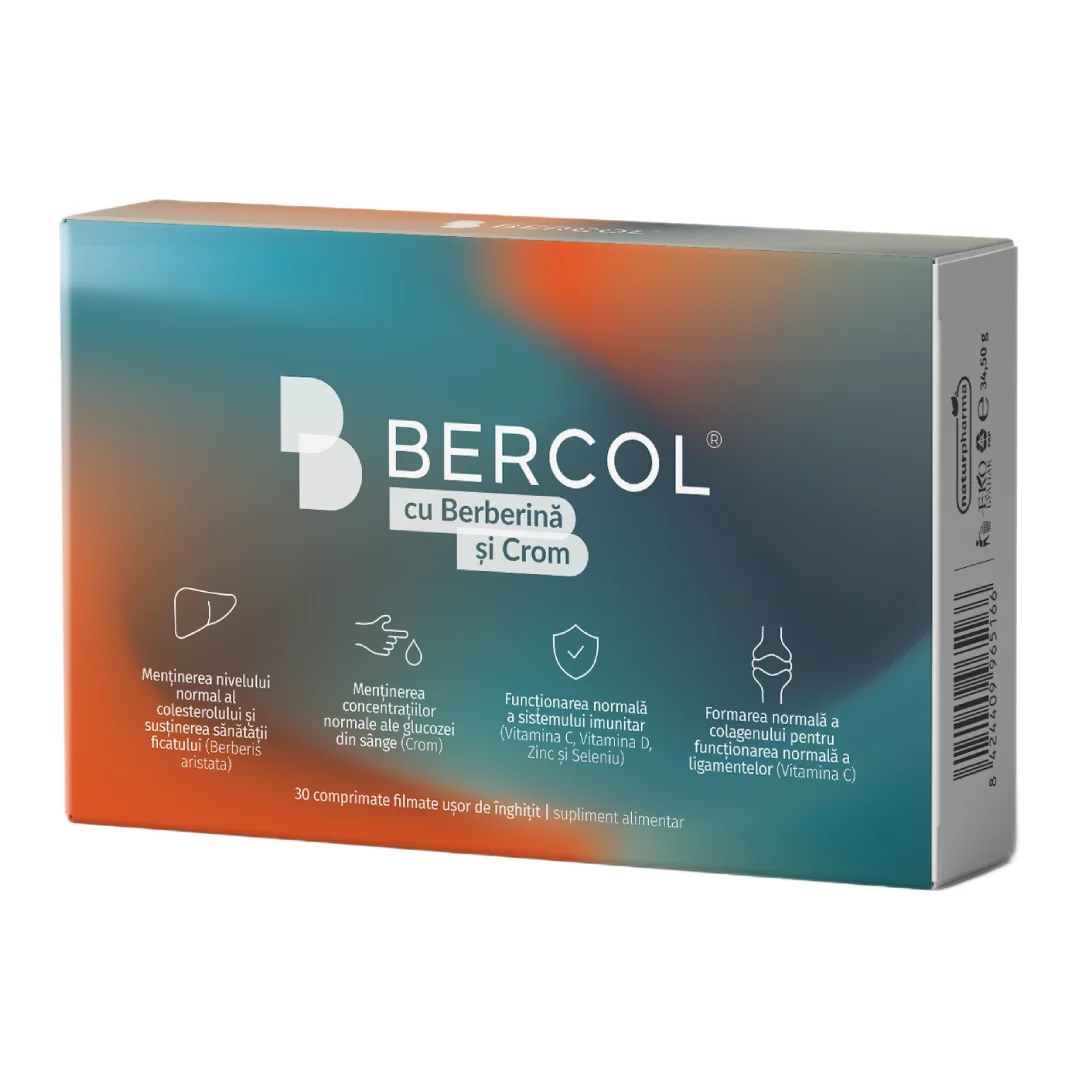 Bercol, 30 comprimate, Naturpharma
