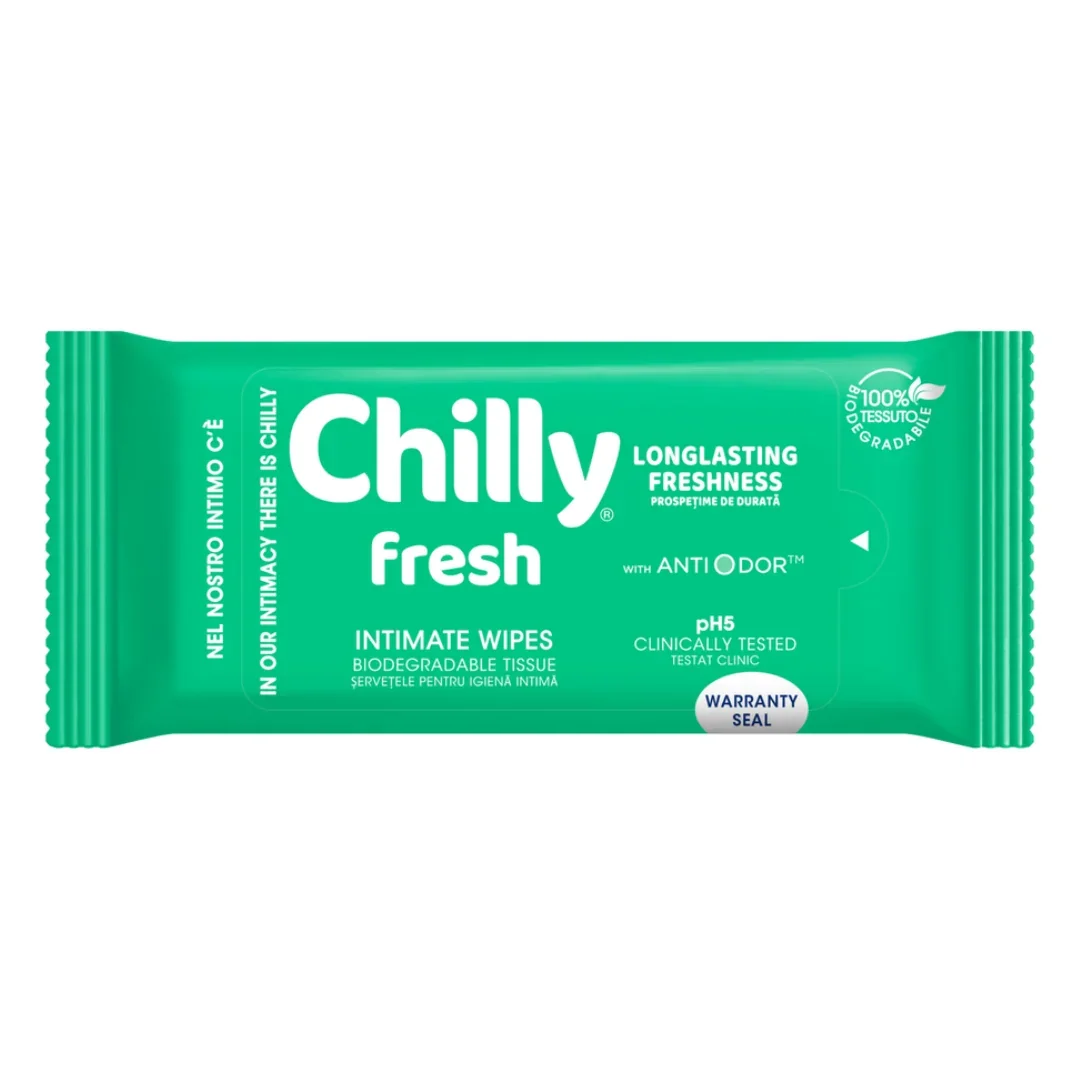 Servetele pentru igiena intima, Fresh, 12 bucati, Chilly
