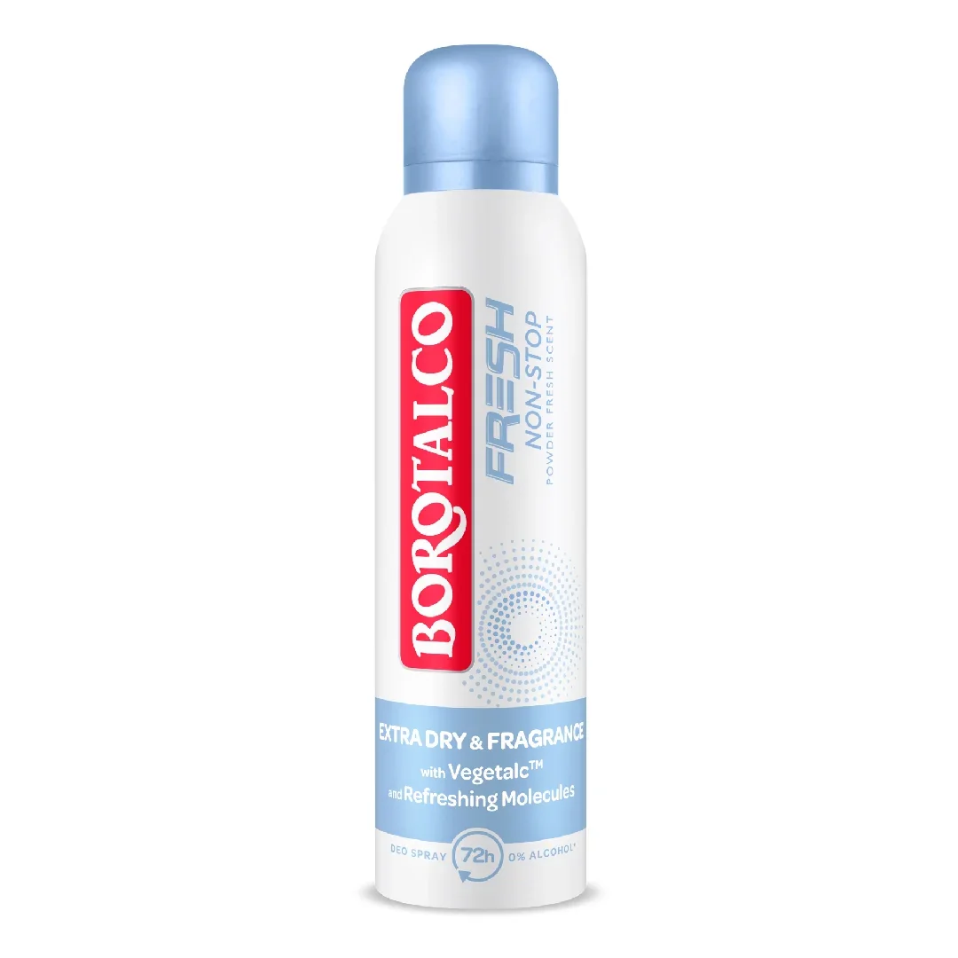 Deodorant Spray antiperspirant Fresh Blue, 150 ml, Borotalco
