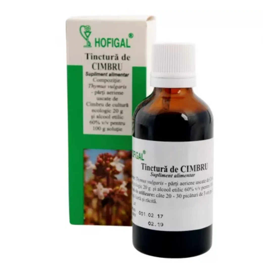 Tinctura De Cimbru, 50 Ml, Hofigal