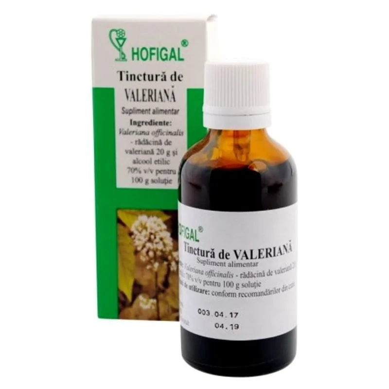 Tinctura De Valeriana, 50 Ml, Hofigal