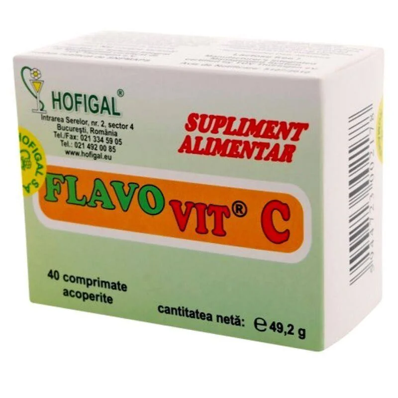 FlavoVit C, 500 Mg, 40 Comprimate, Hofigal