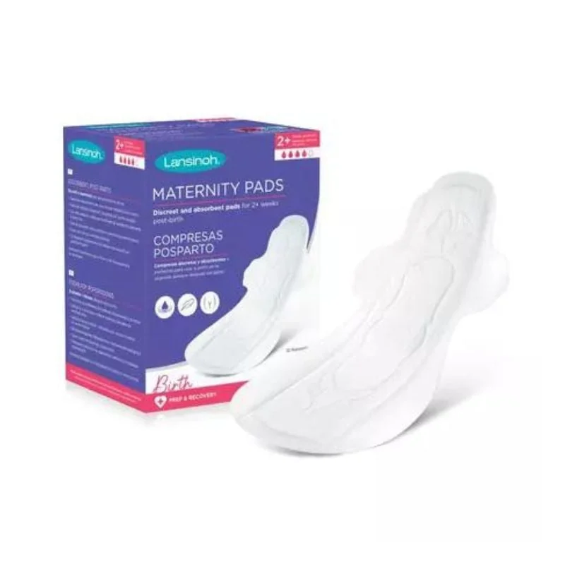 Tampoane Postnatale Ultra Absorbante Pentru Săptămâna 2+, Medium, 12 Bucăți, Lansinoh