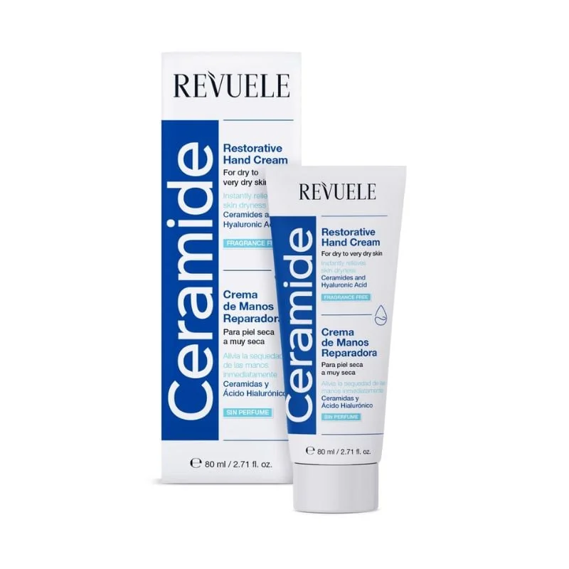 Crema Reparatoare Mâini Ceramide, 80 Ml, Revuele