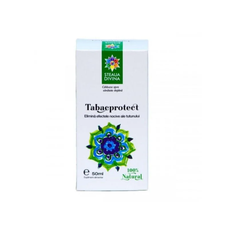 Tinctura Tabacprotect Extract Hidroalcoolic, 50 Ml, Steaua Divina