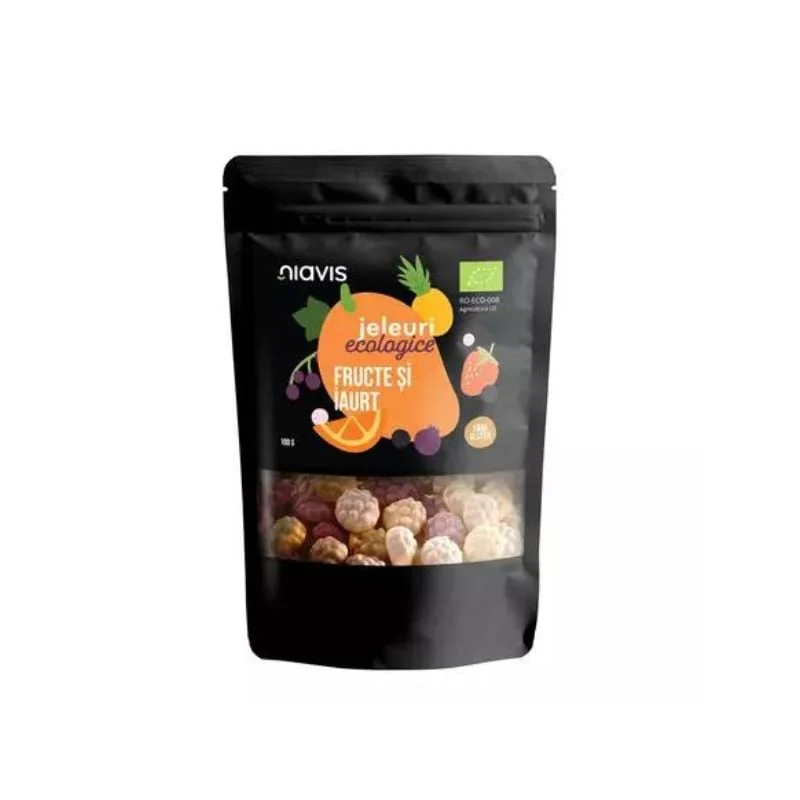 Jeleuri Ecologice Cu Fructe Si Iaurt, 100g, Niavis