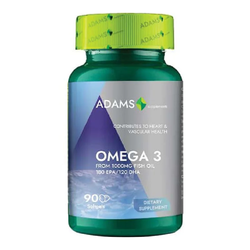 Omega 3, 90 Capsule, Adams