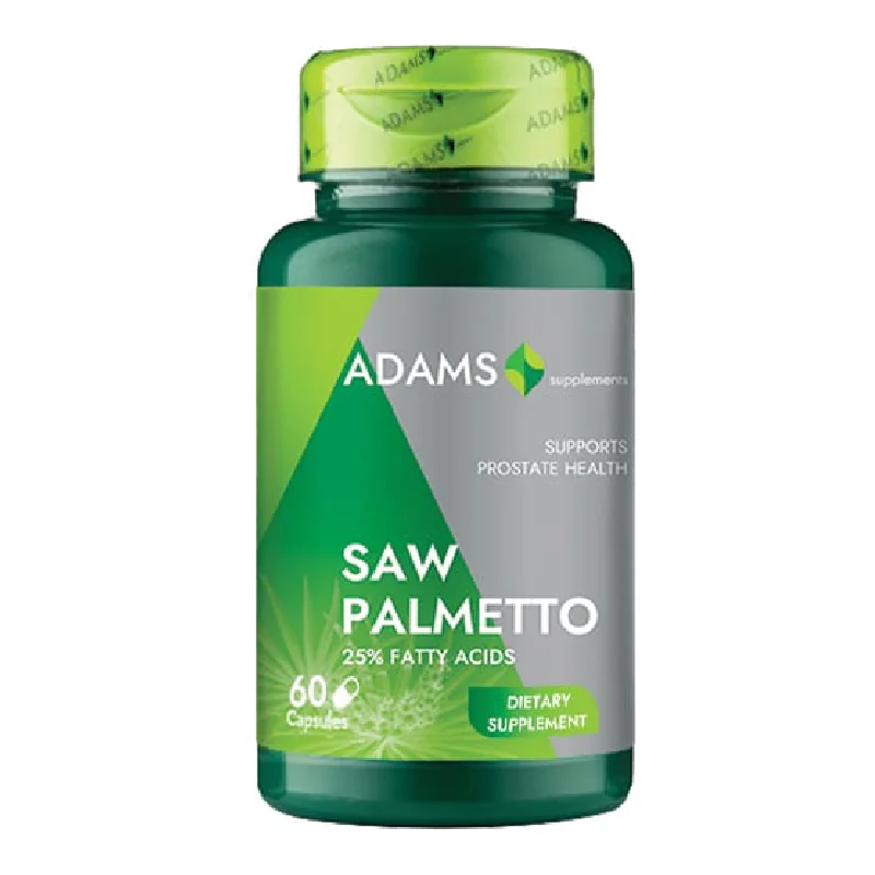 Saw Palmetto 500mg, 60 Capsule, Adams